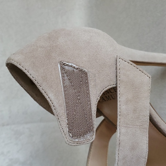 VINCE CAMUTO Carlotte Biege Taupe Suede Leather Upper D'Orsay Pump SIZE: 11M - Picture 8 of 13